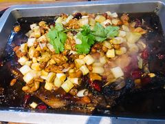 宫保鸡丁烤鱼（清江鱼/斤）-锦尚阁烤鱼•天津菜(宣武门胡同店)