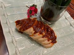 香辣仔鸡拼秋葵-翠清酒家(万丰路店)