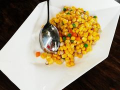 玉米炒芡实-漫渡庄绿岛花园•隐世庭园菜(滨湖店)