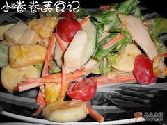 什锦果蔬with烟熏鸡肉-香草天空