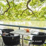 广州 开在公园里的艺术馆湖边轻食餐厅
