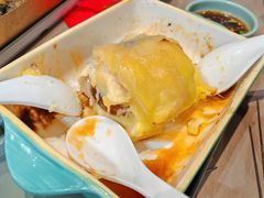 烤榴莲-街角等你.大连海鲜烧烤.经典铁板海鲜串(西安路店)