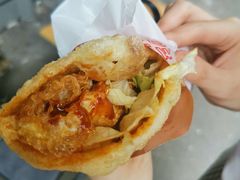 -小红车炸蛋葱油饼