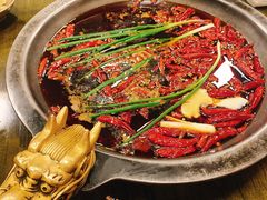 纯牛油锅底-黄潇洒老火锅(九眼桥宏济巷店)