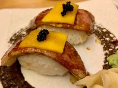 芒果鹅肝手握-坂吉屋·居酒屋深夜食堂(龙湖店)