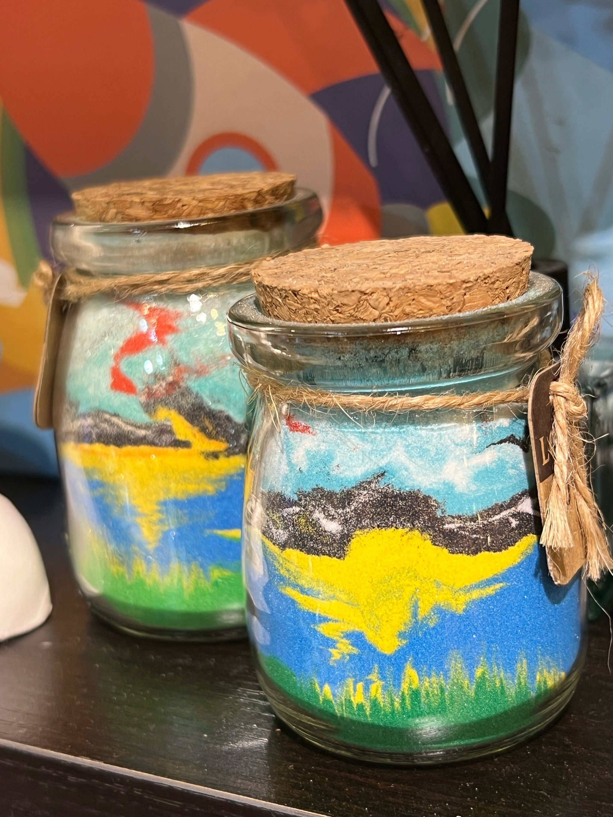 0元玩转这座城好可爱的沙画瓶#特产纪念品种草攻略 #周末去哪儿