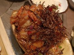 野蒜油爆虾-香园茶社·金陵小灶(老门东店)