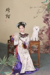 -后宫·古装汉服京剧儿童亲子全家福摄影