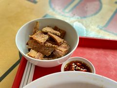 炸鱼干-大华猪肉粿条面