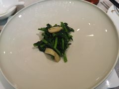 泉水松茸豆苗-新光酒家·河豚·海鲜·蟹料理(浦东店)