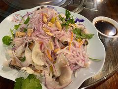 捞起生鱼片-竹林农庄