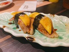 鹅肝芒果握饭-山葵家·创意料理(宁波来福士店)