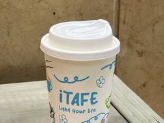 茉香绿露牛乳茶-iTAFE蓝火柴(新光汇店)