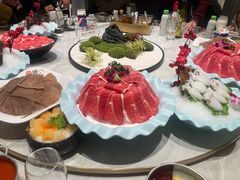 雪花小牛肉-德天肥牛海鲜火锅(龙吟坊店)