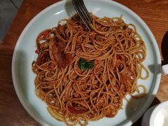 黑椒腊肠意面-吕氏疙瘩汤·新鲁菜(济南万象城店)