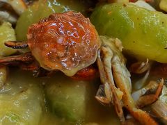 黑毛节瓜焖虾喇-水乡人家私房菜(逢简店)