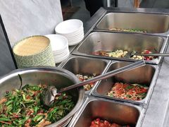 自助取餐区-大邑李记肥肠血旺