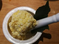 农家鸡蛋拌蒜-山东宾馆·齐鲁苑餐厅