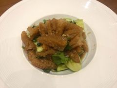黄瓜拌菊花海蜇-臻悦海宴.家宴(奥体中心店)