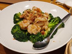 XO酱西兰花炒虾球-乐忻皇朝(上海中心大厦店)