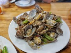 辣炒花蛤-景祥海鲜美食餐厅