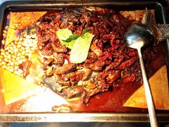 重庆豆花烤鱼-探鱼·鲜青椒爽麻烤鱼(西南商都店)