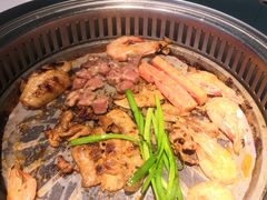 -绿岛港轩海鲜烤肉涮锅自助餐厅