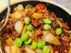 黑三剁配薄饼-雀舞云南菜(乐客城店)