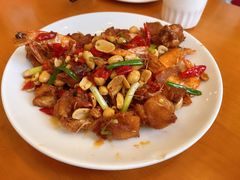 辣子鸡炒虾-牧羊餐厅