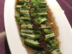 蒜蓉粉丝蒸秋葵-一品名厨堂(先锋路店)
