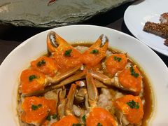 和乐蟹蒸手剁肉饼-广州文华东方酒店·江-由辉师傅主理