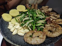 烤牛肠拼盘-青春韩国料理(光环店)