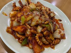 辣炒鱿鱼-贤花饭店(城阳店)