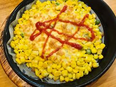 料理烤芝士玉米粒-老东镇啤酒屋海鲜加工·蒸汽海鲜·海鲜烧烤(台东店)