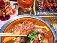 -街角等你.大连海鲜烧烤.经典铁板海鲜串(西安路店)