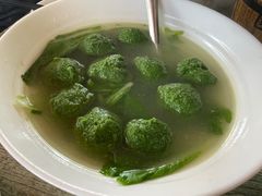 翡翠圆子汤-柏合黄记豆腐皮饭店