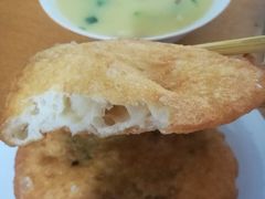 素韭菜馅饼-老方子馅饼粥(台东店)