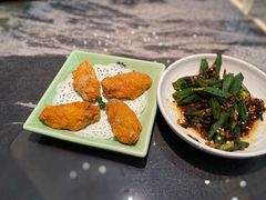 蛋黄鸡翅小份-新白鹿餐厅(松江开元地中海店)