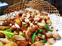 -东来菜馆•手抓海鲜家常菜•海鲜锅贴(鸽子窝店)