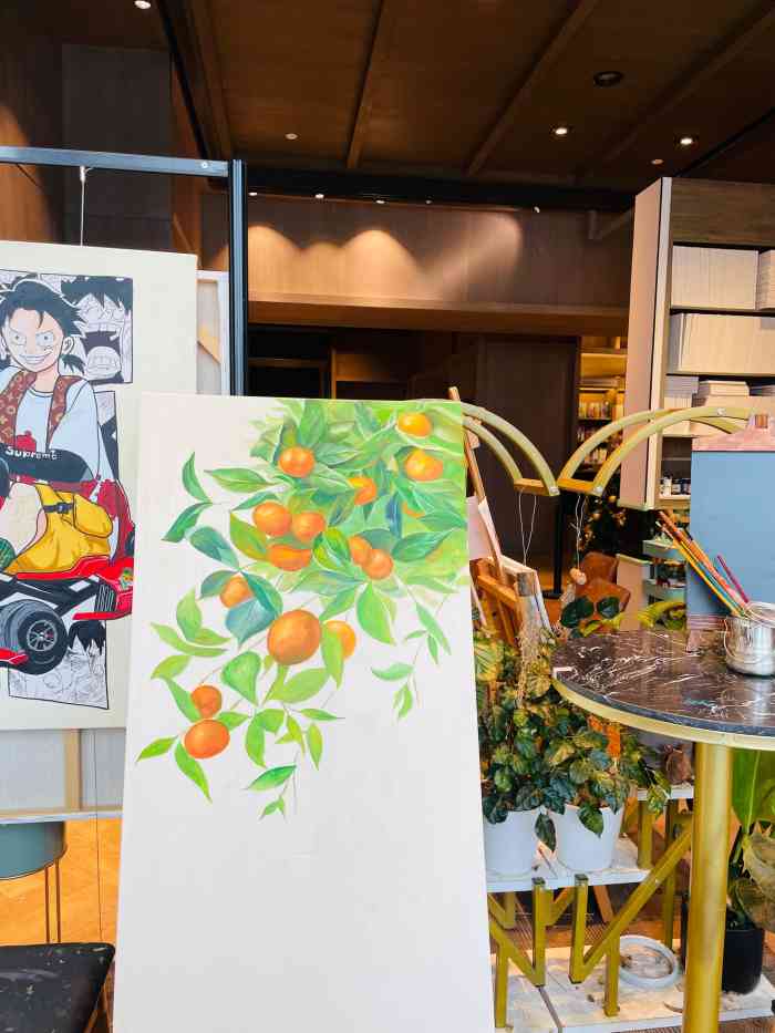 阔叶林艺术(诚品店)-"之前来过画过一幅很满意,今天和小姐妹相约.