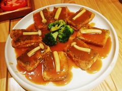 鲍汁自制翠豆腐-竹里馆·淮扬菜·功夫茶(老门东店)