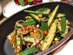 小炒秋葵-小大董·烤鸭(凤凰汇店)