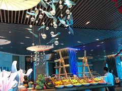 -海棠湾洲际-涛·海底餐厅·美人鱼·自助餐·海底隧道
