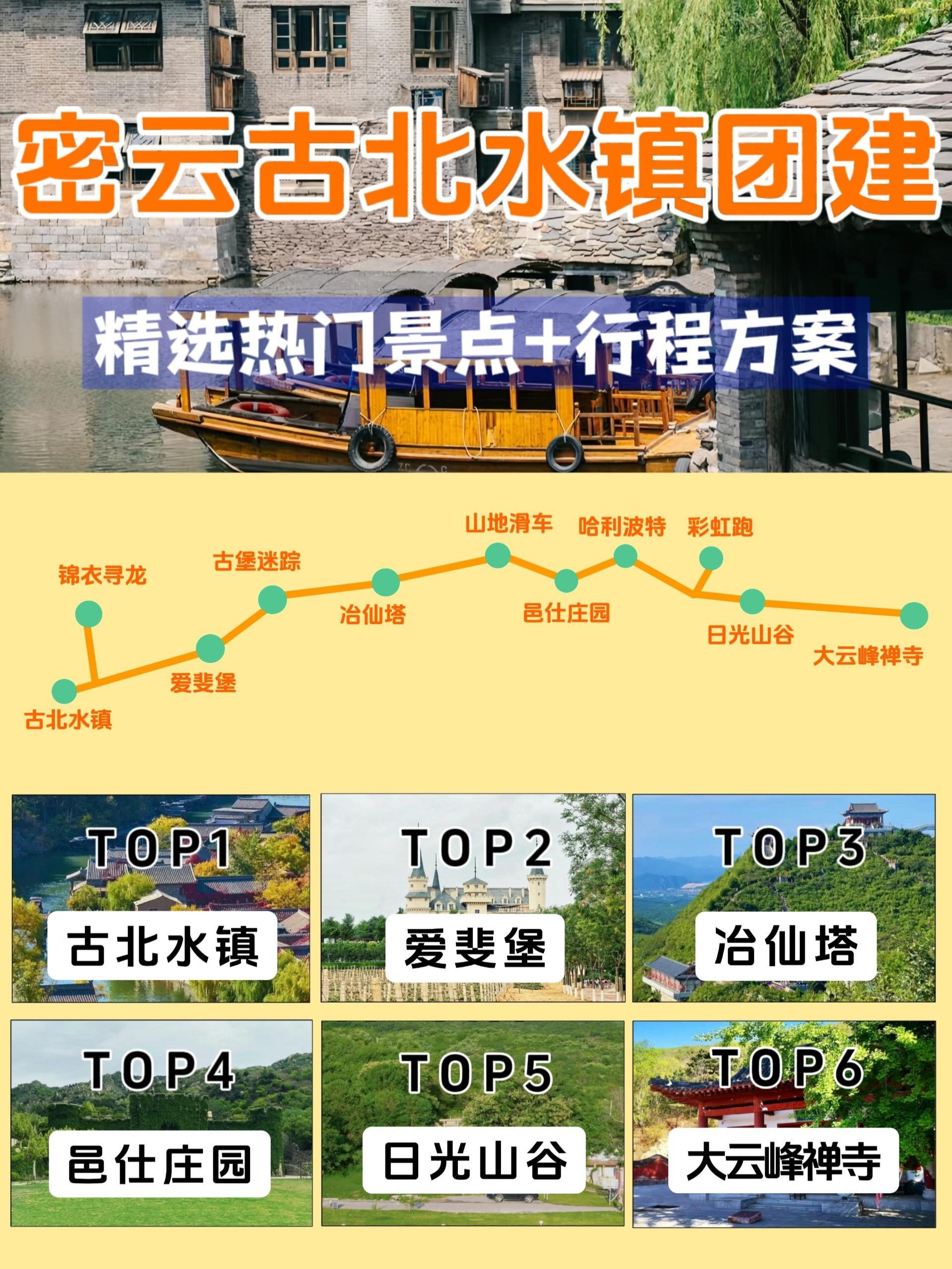 北京团建92|密云古北水镇周边团建攻略