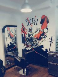 手绘墙 找亮点(￣∀￣)-SALON V