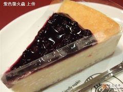 藍莓芝士蛋糕特寫-Pacific Coffee(九龙塘又一城店)