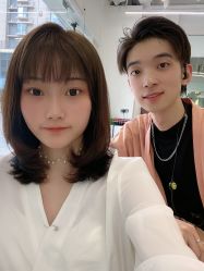 -I+造型烫发染发