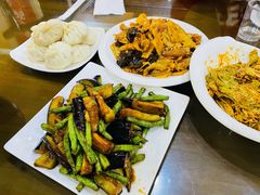 豆角烧茄子-京天红酒家(虎坊路店)