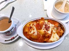 芝士焗海鲜鸡扒饭-香港新发烧腊茶餐厅(万象店)