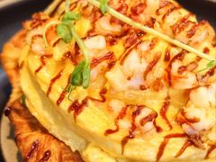 鲜虾牛油果嫩蛋可颂华夫-blend咖啡部落(卓悦中心店)